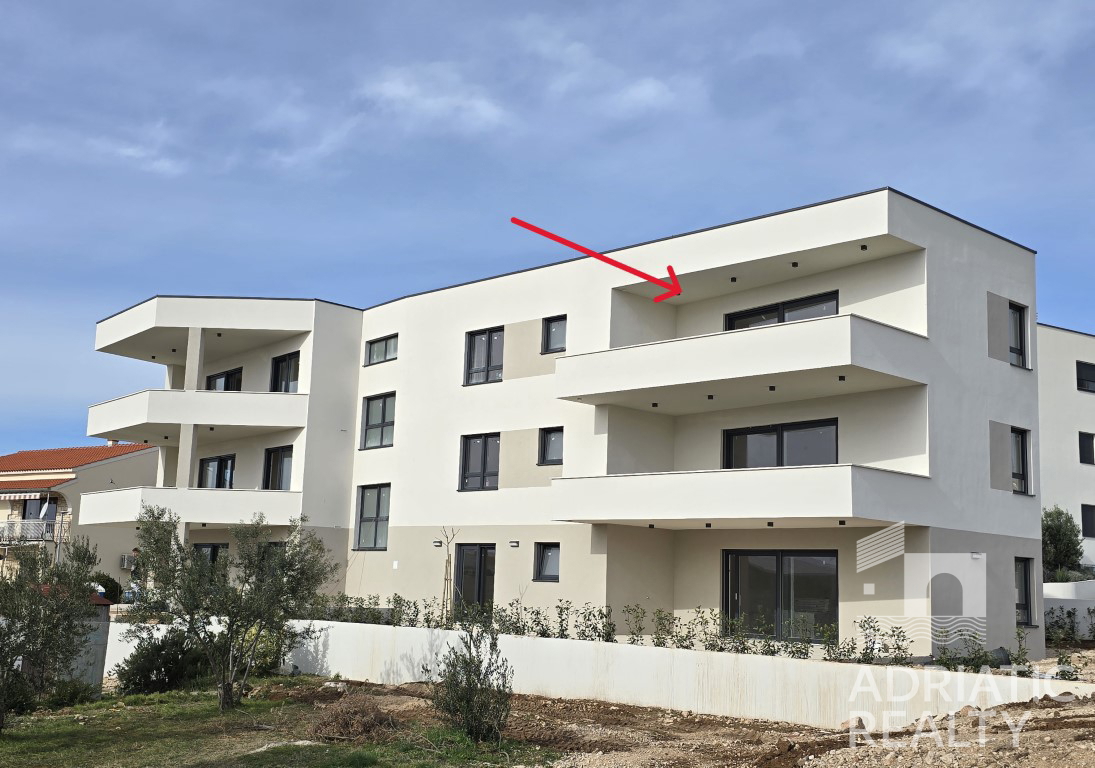 Vodice, dvosobni apartman s pogledom na more