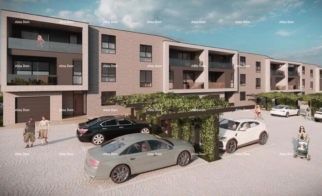 Novogradnja! Prodaje se stan s dvije spavaće sobe i parkirnim mjestom, Pula, Valdebek