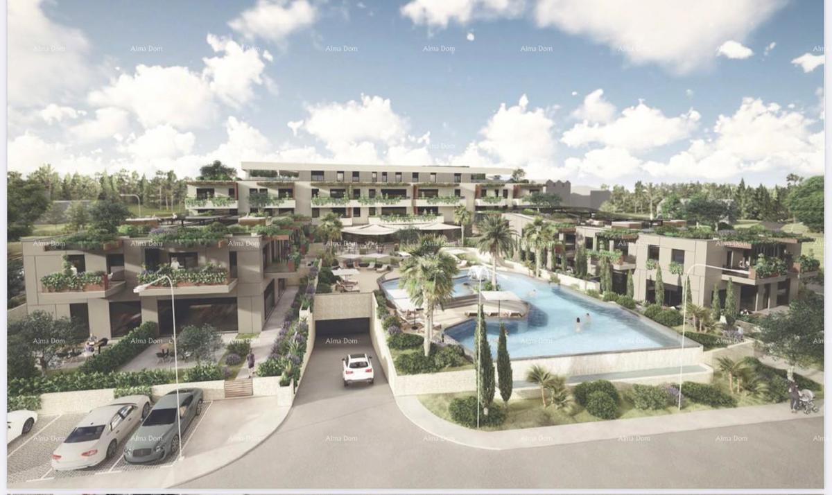 Apartments for sale in a new business-residential project, Poreč, C303-building C