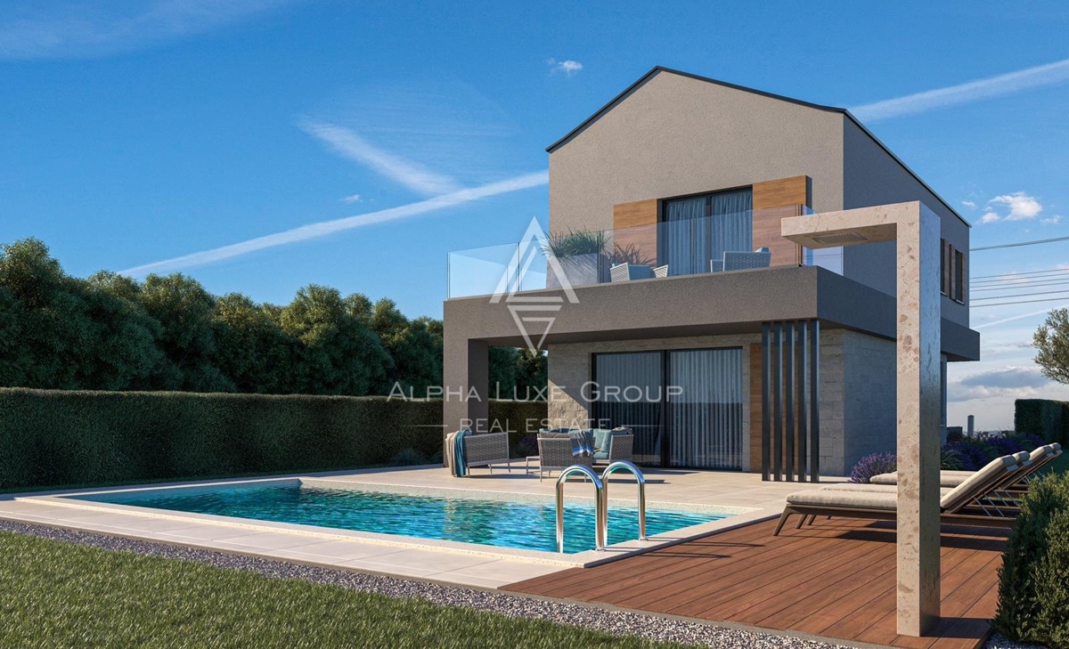 SAMOSTOJEĆA KUĆA S POGLEDOM NA MORE U IZGRADNJI