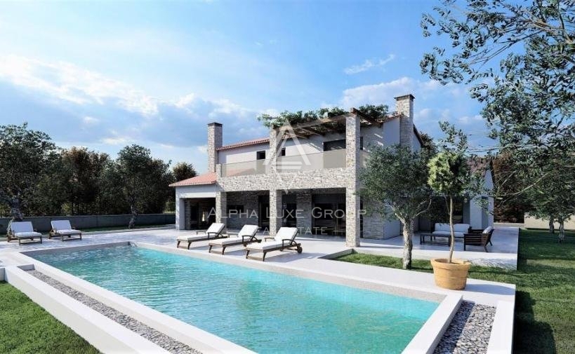 Prekrasna vila s bazenom i pogledom na more, Istra, Poreč