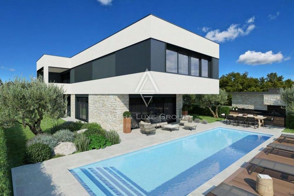 Luksuzna vila s bazenom i pogledom na more, Istra, Poreč