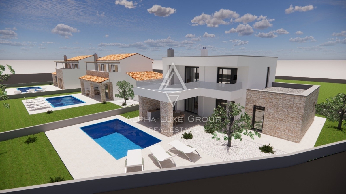 Istra, Poreč - Nova kuća s bazenom na prodaju