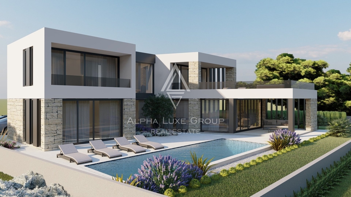 Vila u novogradnji s pogledom na more, Poreč