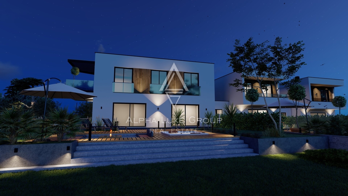 Trosobna moderna kuća s bazenom u Poreču, Istra - Novogradnja