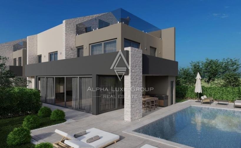 Poreč, Istra: Luksuzna vila u izgradnji s bazenom 500 metara od mora