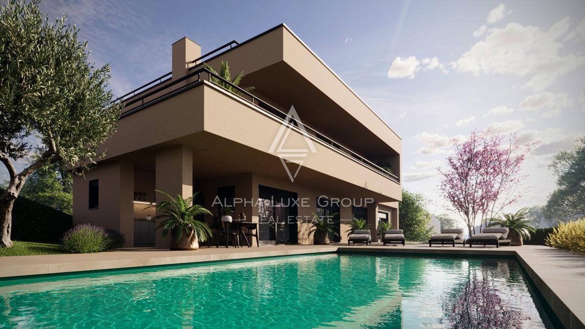 Poreč, Ekskluzivna vila s panoramskim pogledom na more