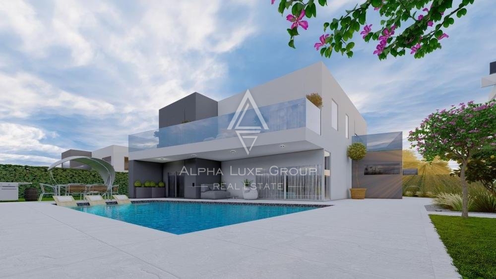 Luksuzna moderna vila s pogledom na bazen i more, Istrija, Poreč