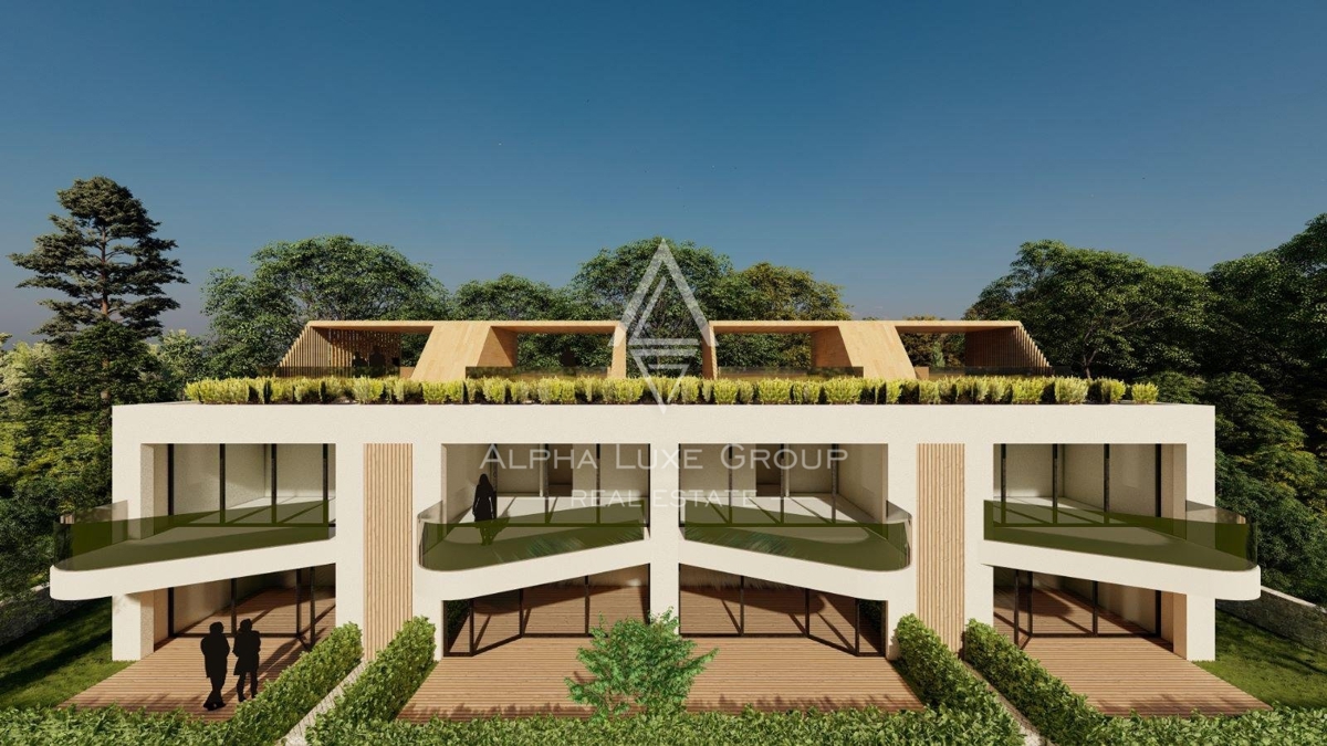 Poreč, Outskirts: Contemporary first-floor apartment with terrace