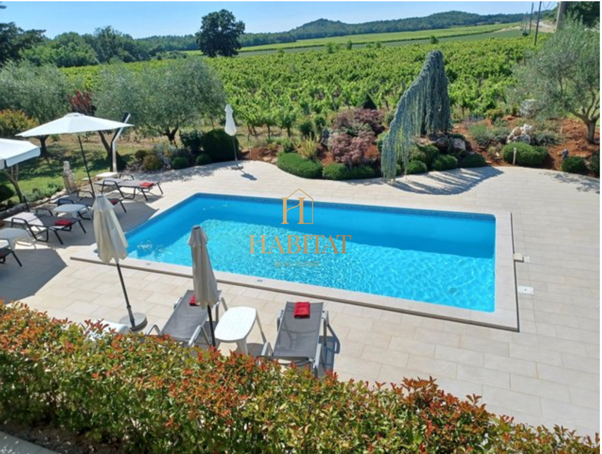 Istra , okolica Poreča , kuca 550m2 , bazen , vinograd , 10 spavacih soba