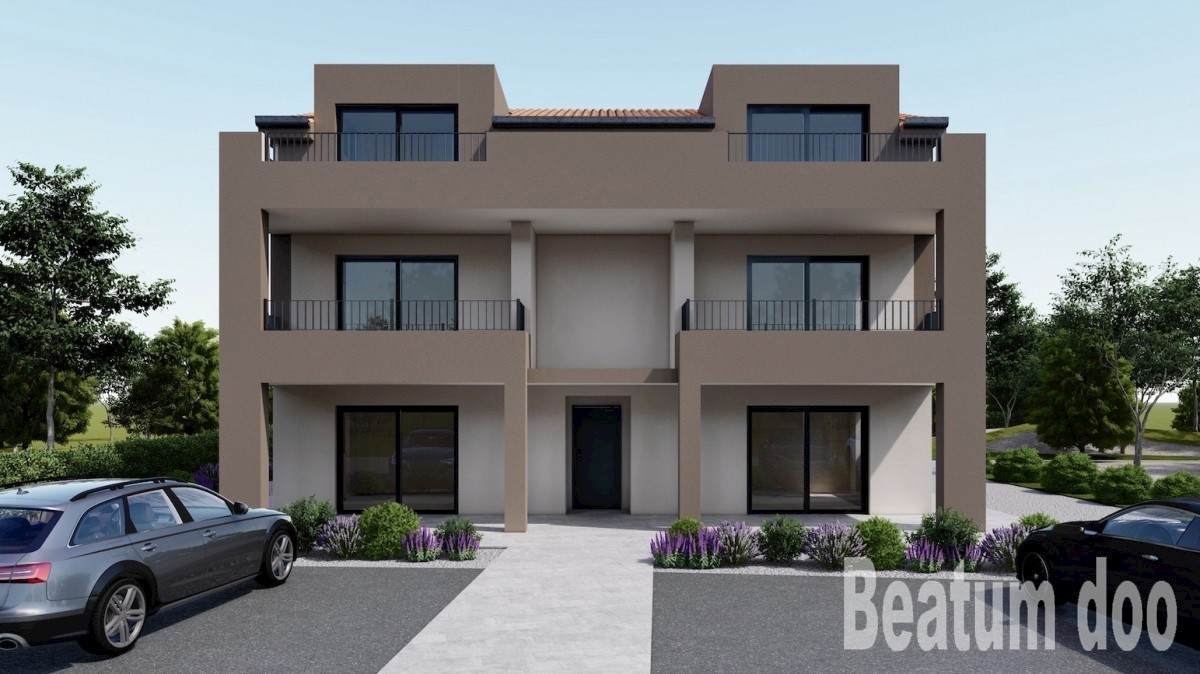 Stan B.u prizemlju sa vrtom,novogradnja,okolica Poreča