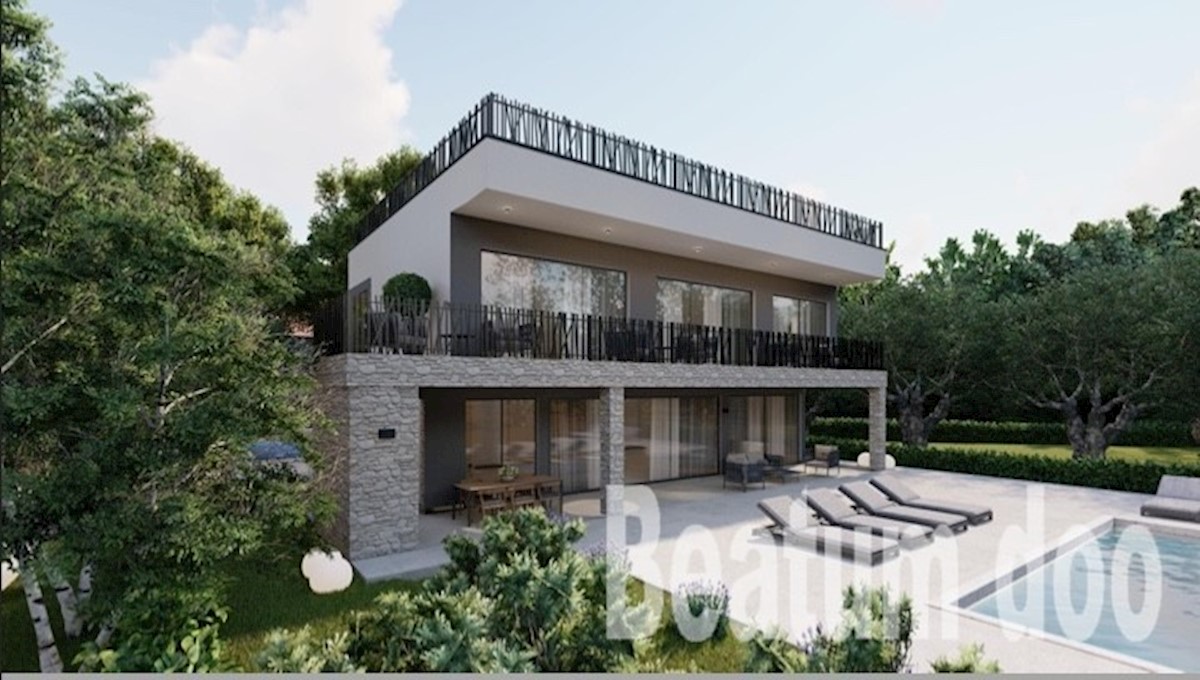 Vila u izgradnji sa pogledom na more,Poreč