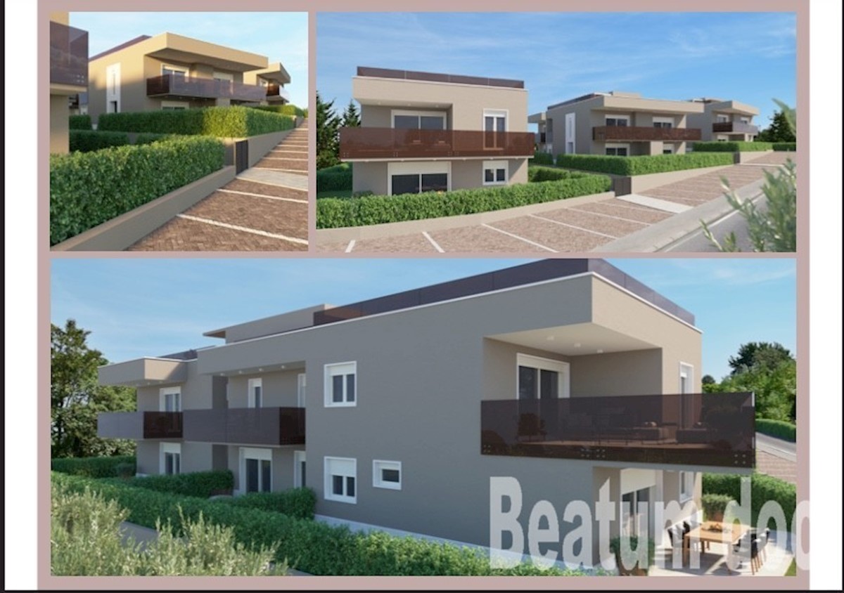 Stan br.1 prizemlje sa vrtom, u gradnji,visoke kvalitete,Poreč