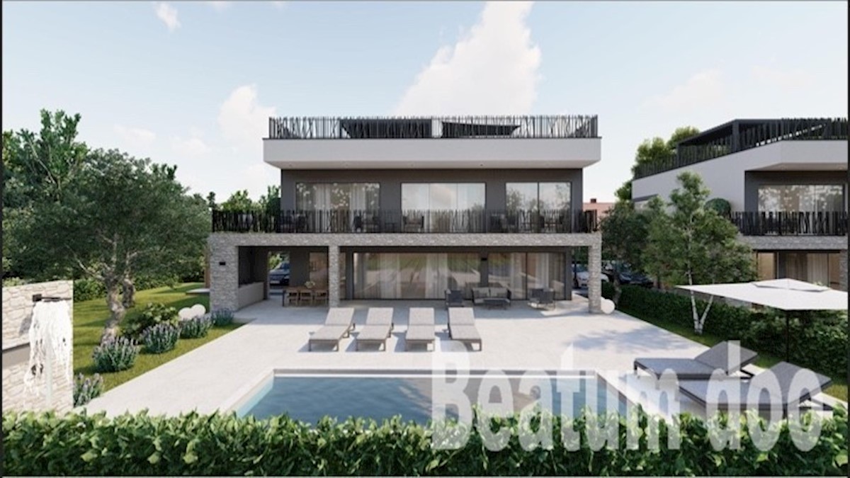 Vila u izgradnji,luksuzna sa bazenom,Poreč