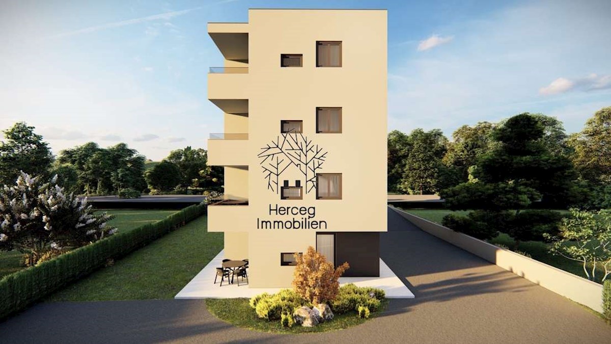 POREČ - trisobno stanovanje v pritličju ali 1. nadstropju - novogradnja