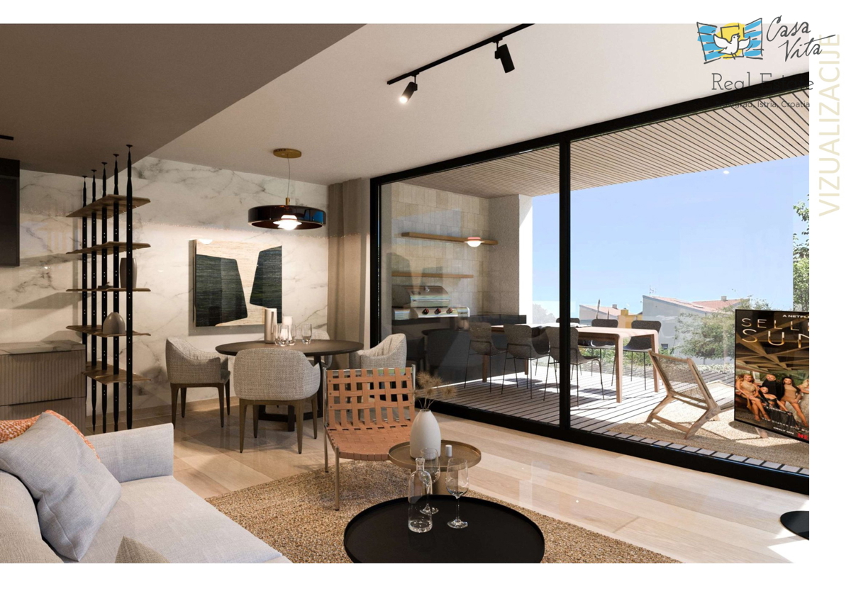 Novigrad - Moderni stanovi u izgradnji sa liftom!