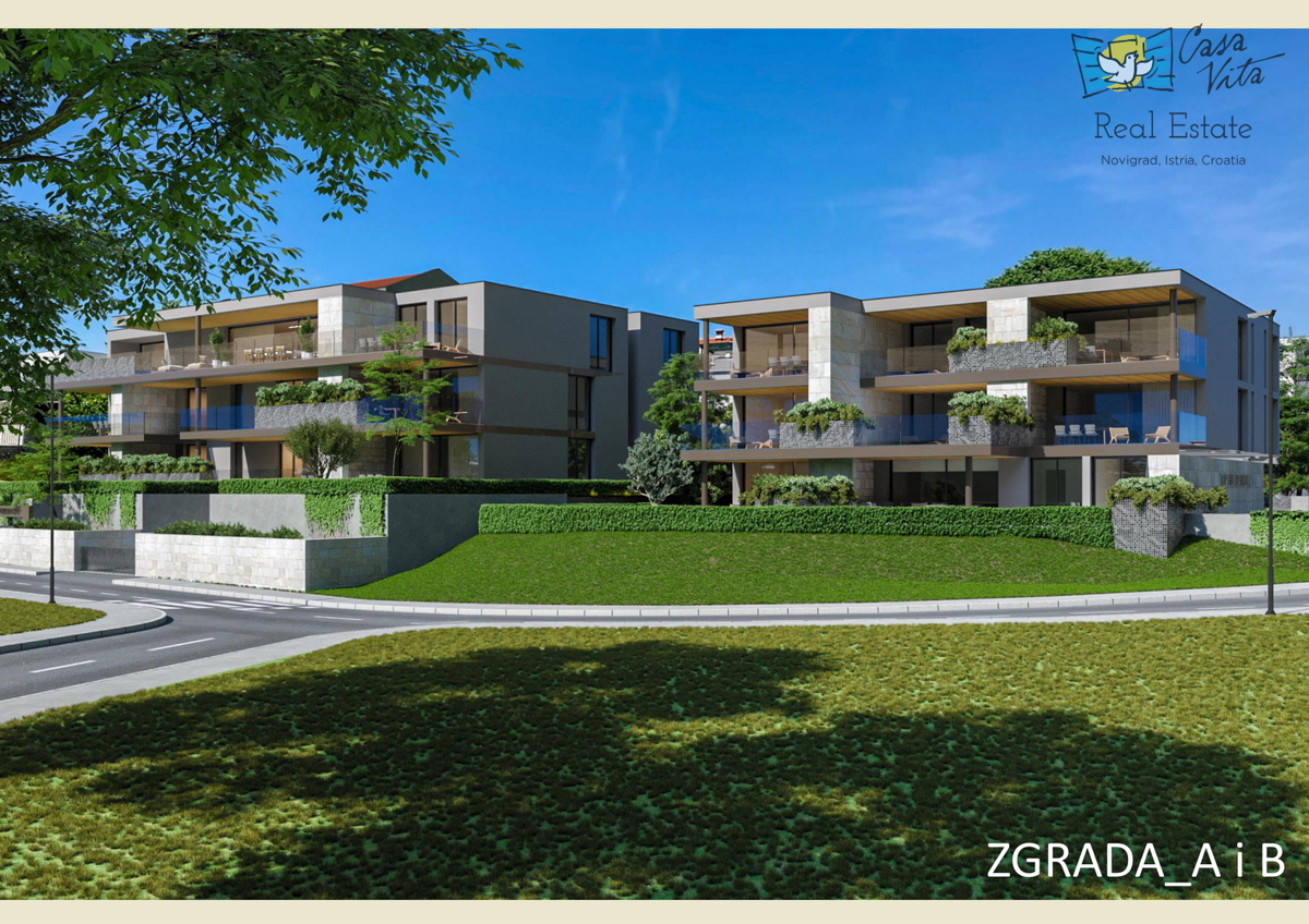Stanovi vrhunske kvalitete u izgradnji - Novigrad!