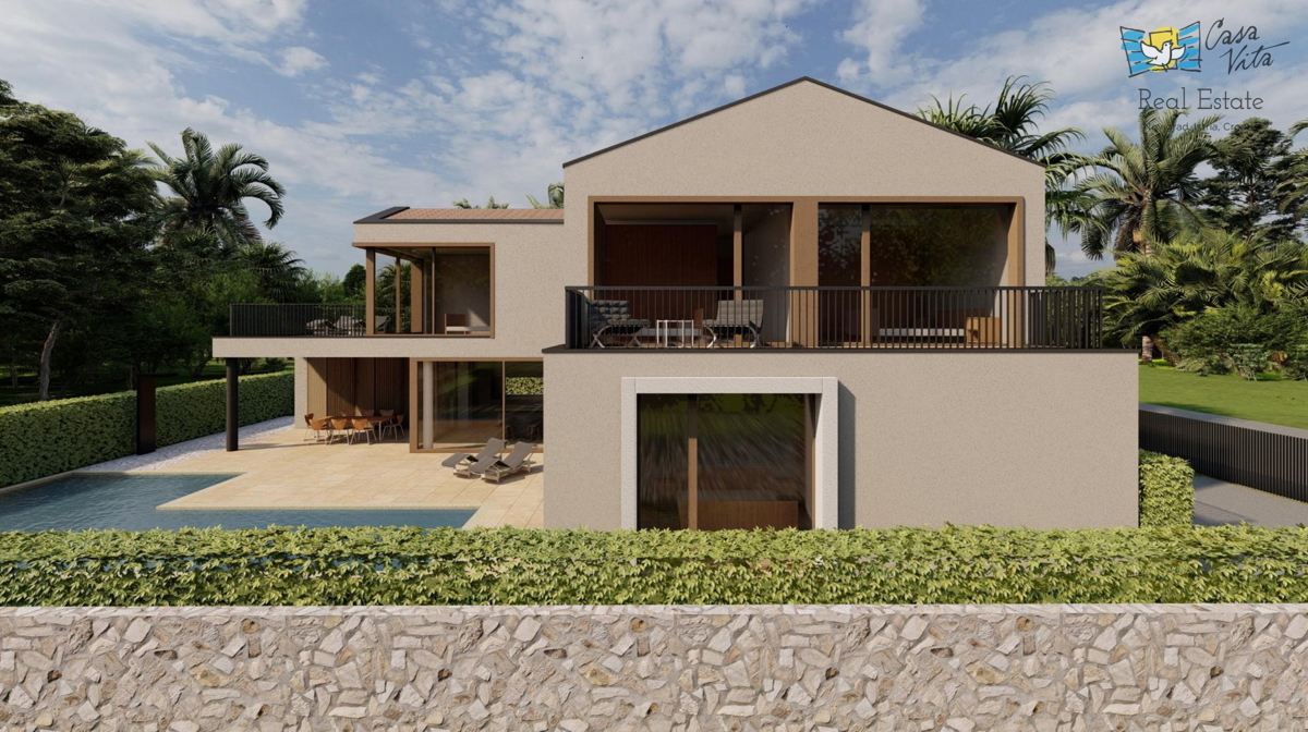 ISTRA ,POREČ  - Moderna kuća u izgradnji 1000m od mora!