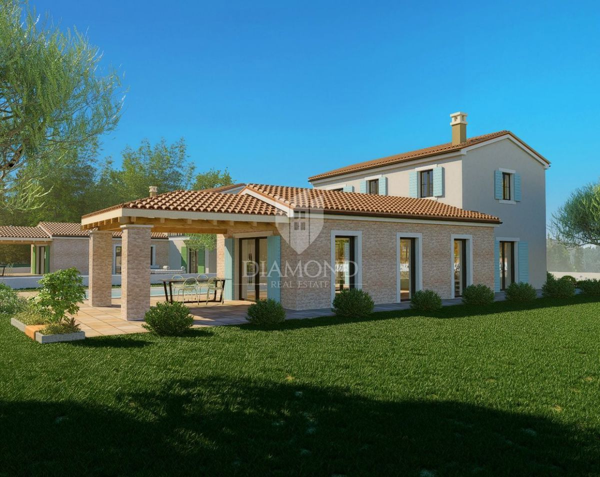 Poreč, okolica, nesvakidašnja vila u istarskom stilu