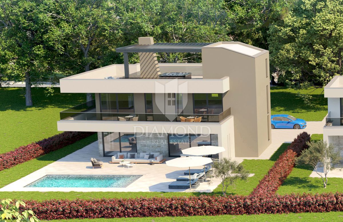 Poreč, okolica, luksuzna vila s pogledom na morje