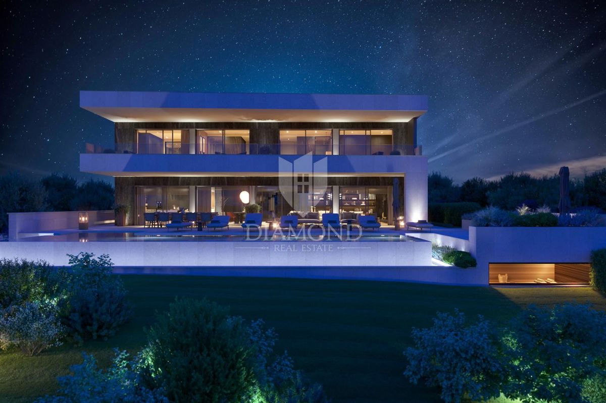 Poreč, okolica, impresivna vila sa panoramskim pogledom