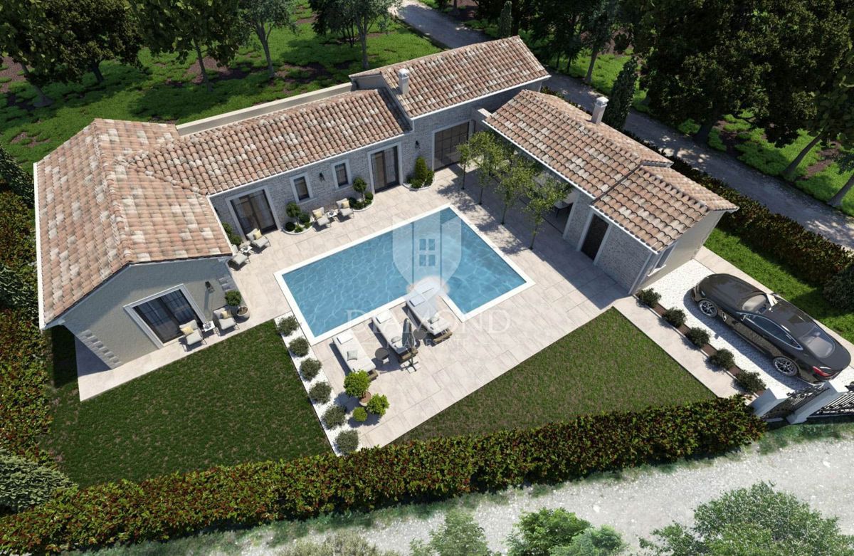 Poreč okolica, idilična kamen vila u mirnom mjestu!