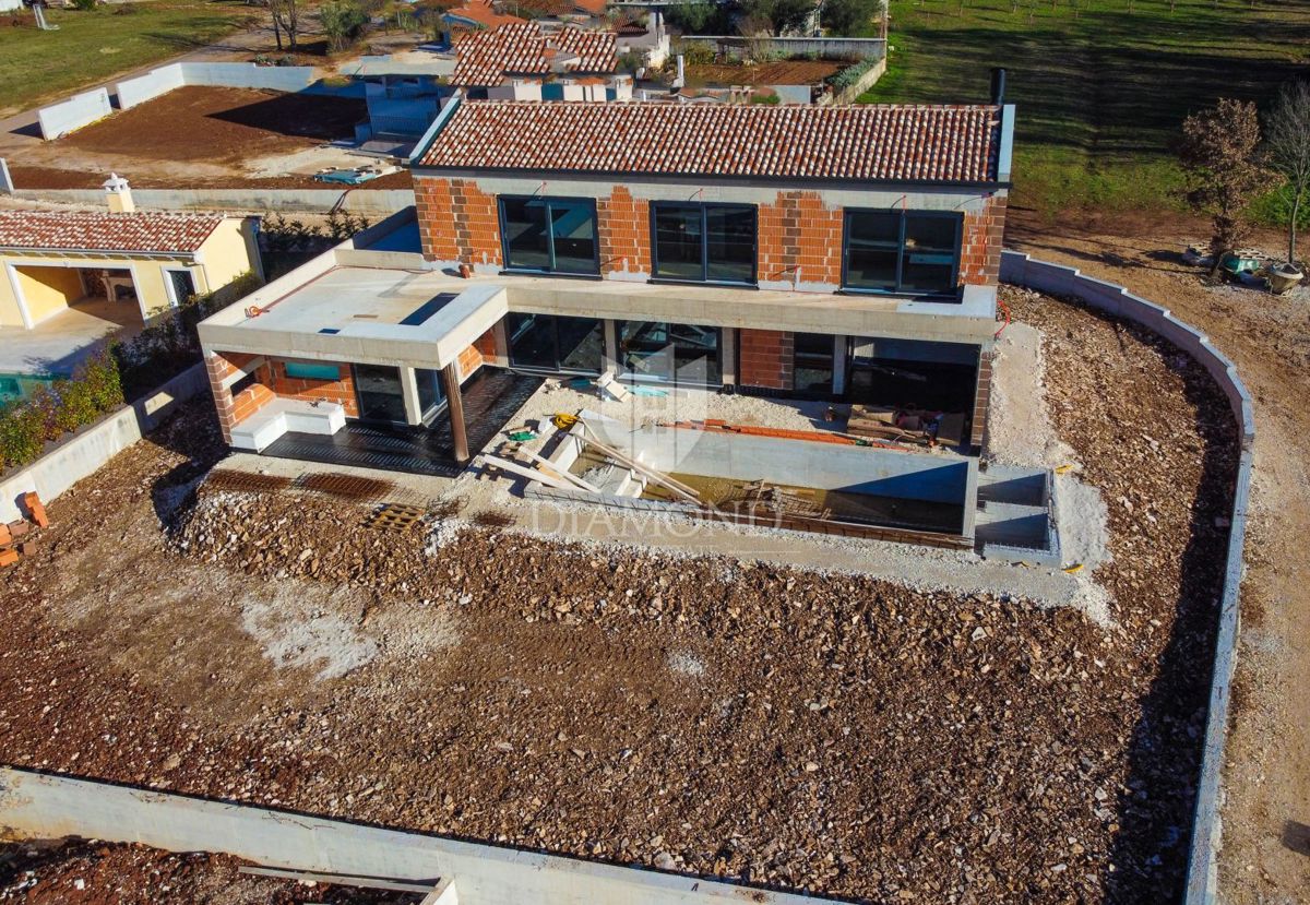 Poreč, okolica, namještena dizajnerska vila sa fantastičnim pogledom na more!