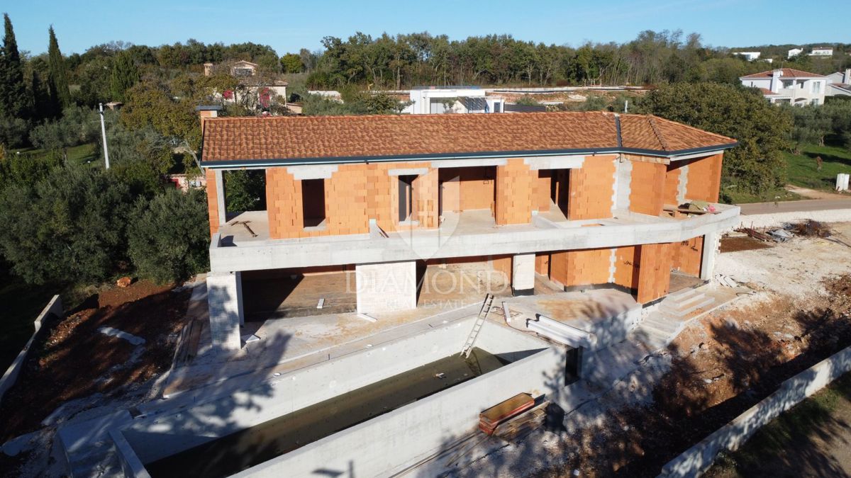 Poreč, okolica, luksuzna vila s pogledom na morje!