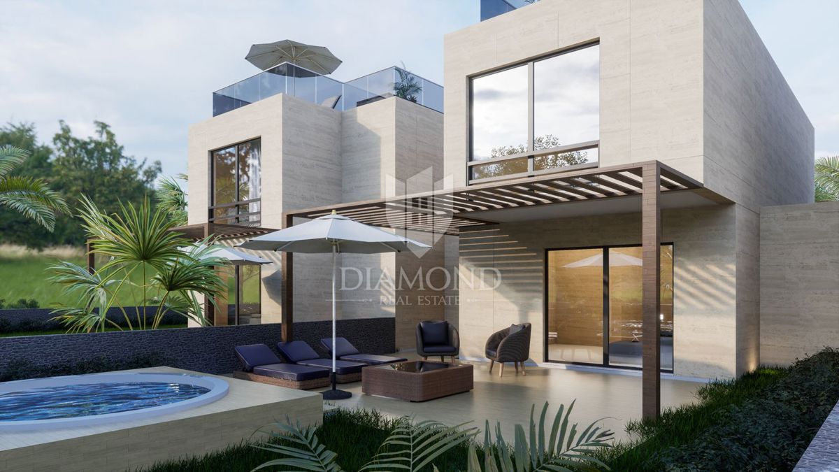 Poreč, okolica, novogradnja suvremenog dizajna 