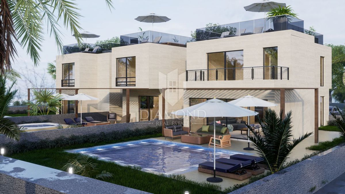 Moderna novogradnja s bazenom u okolici Poreča