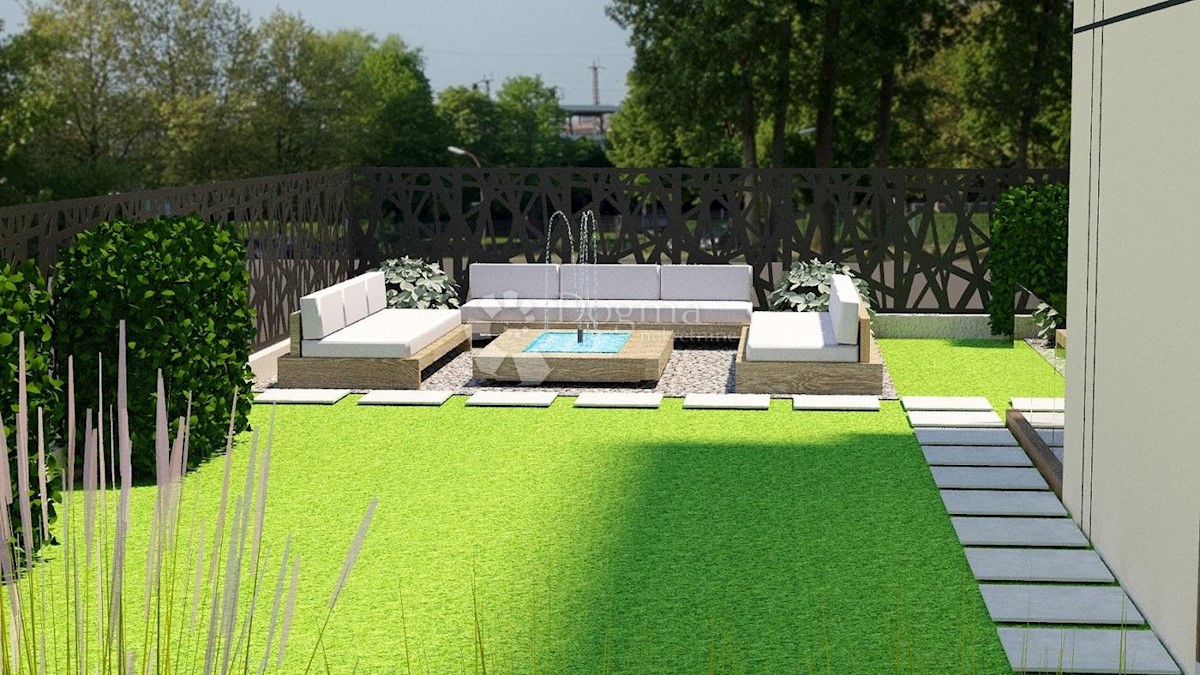 LUXUSWOHNUNG, MEERBLICK, GARTEN, NEUBAU, 3R + LR