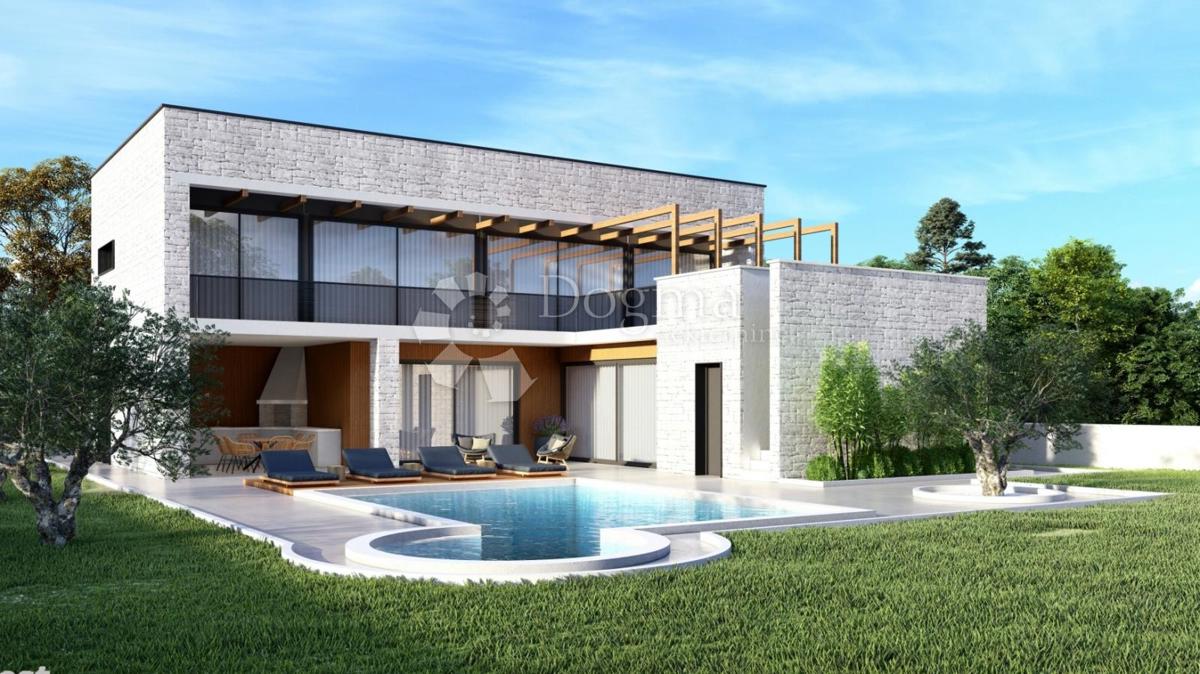 Moderna villa s bazenom i pomoćnim objekom!