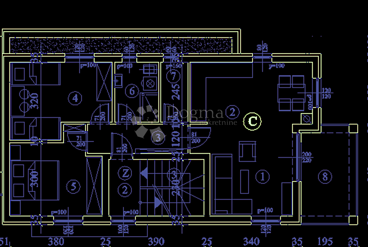 Wohnung Poreč, 66,33m2