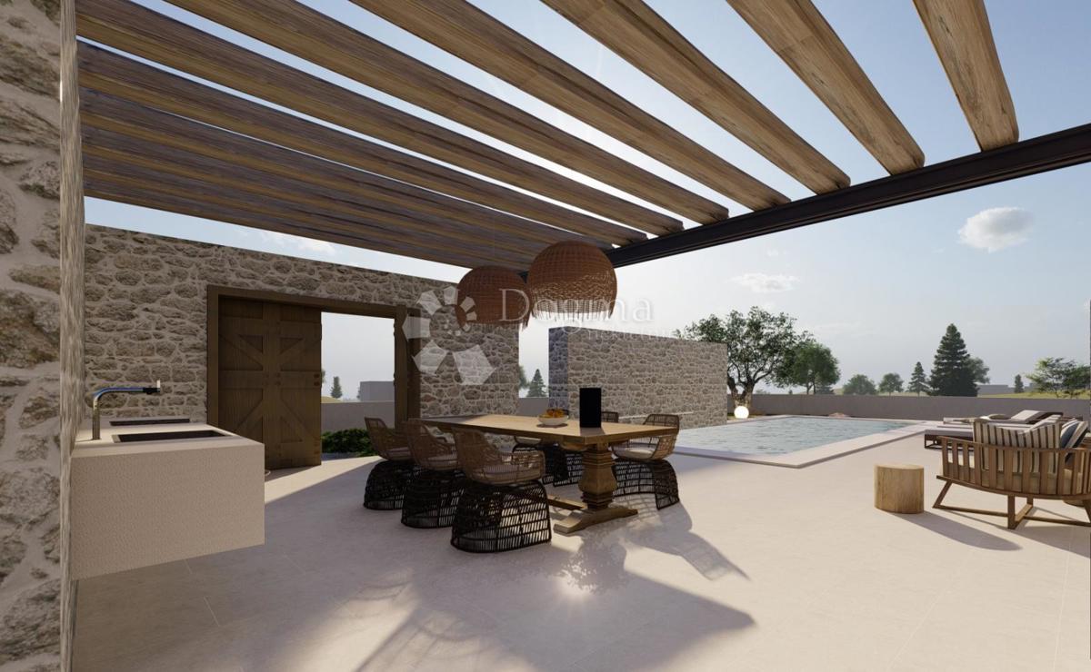 PREKRASNA VILLA S BAZENOM U IZGRADNJI, OKOLICA POREČA