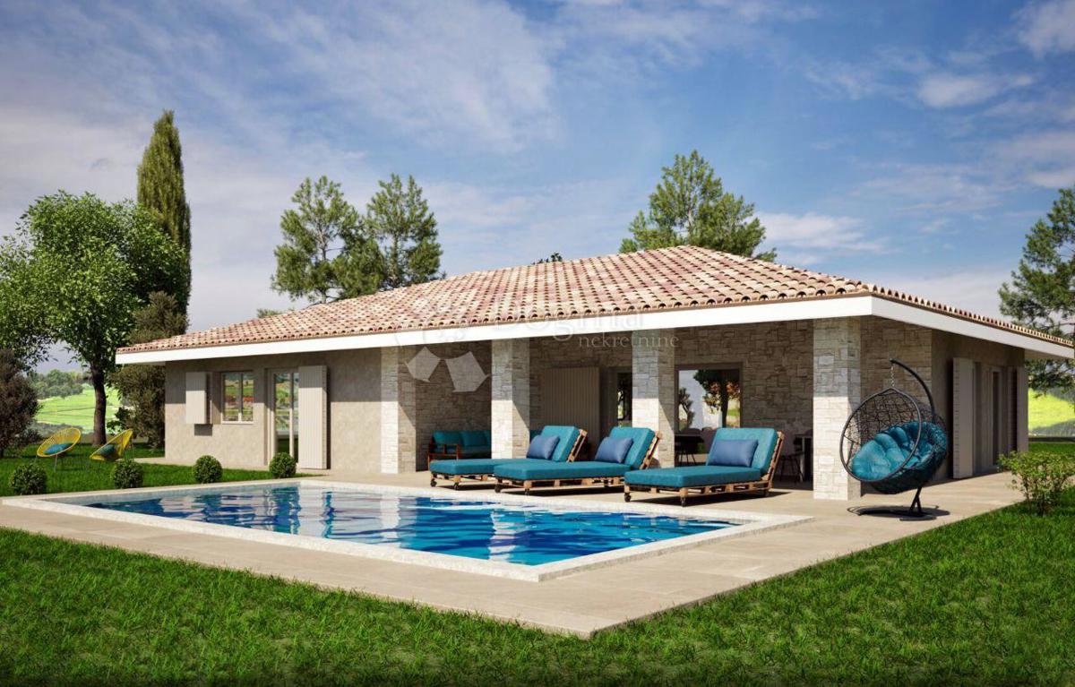 SAMOSTOJEĆA NISKOENERGETSKA PRIZEMNICA S BAZENOM