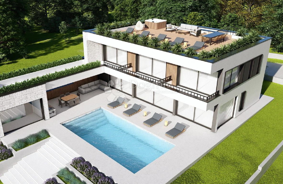 VILLA S BAZENOM I PREKRASNIM POGLEDOM NA MORE!!