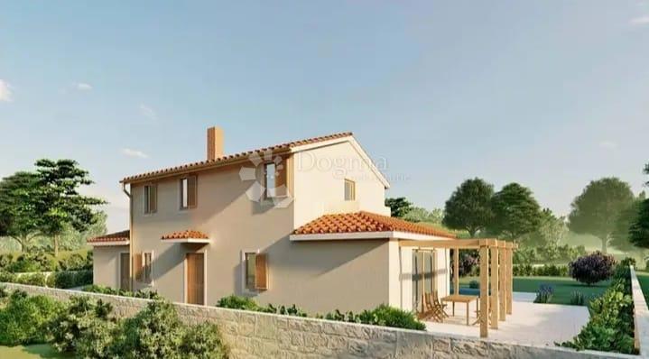 POREČ (okolica) - Moderna kuća sa bazenom u izgradnji