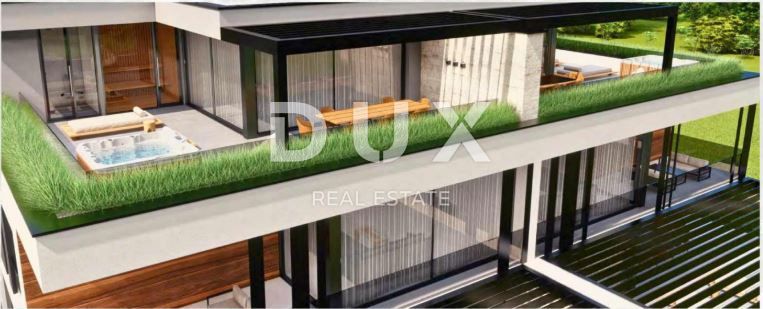 ISTRIA, POREČ - Luxurious apartment with a roof terrace in an exclusive location and a view of the sea