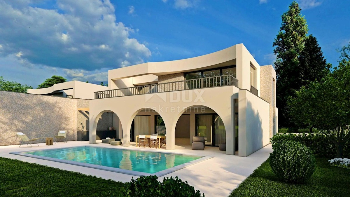 ISTRA, POREČ - Novogradnja s garažom, bazenom i pogledom na more