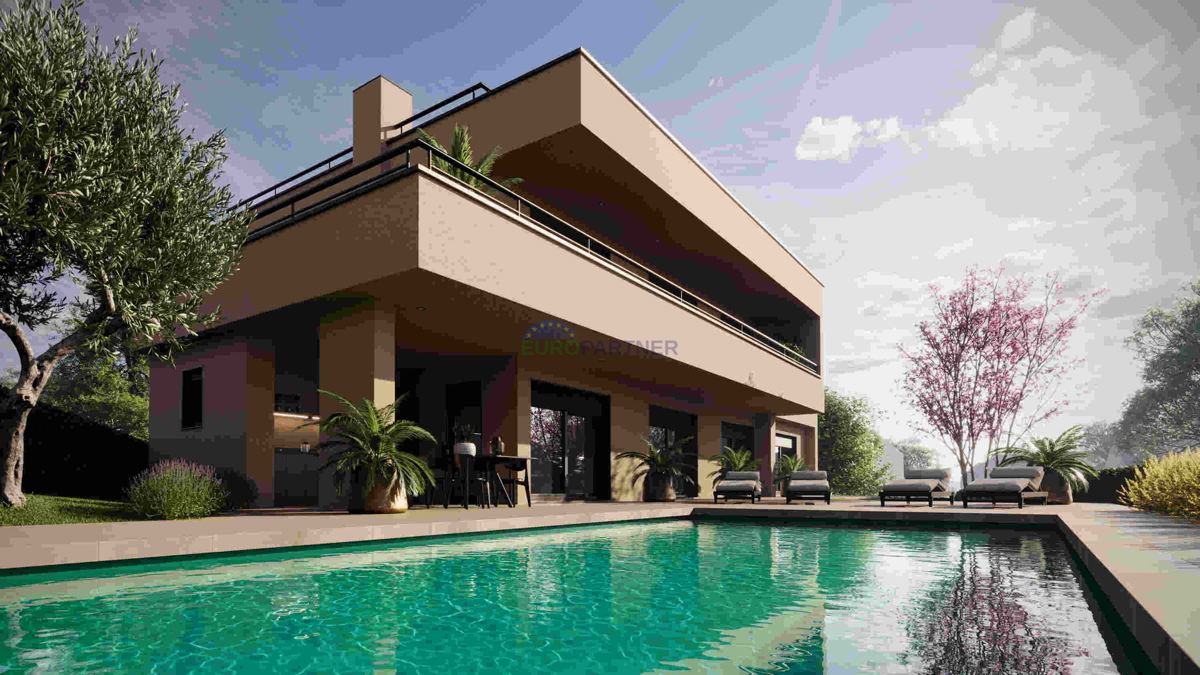 Poreč, Istria, surroundings - Modern luxury villa with panoramic sea view