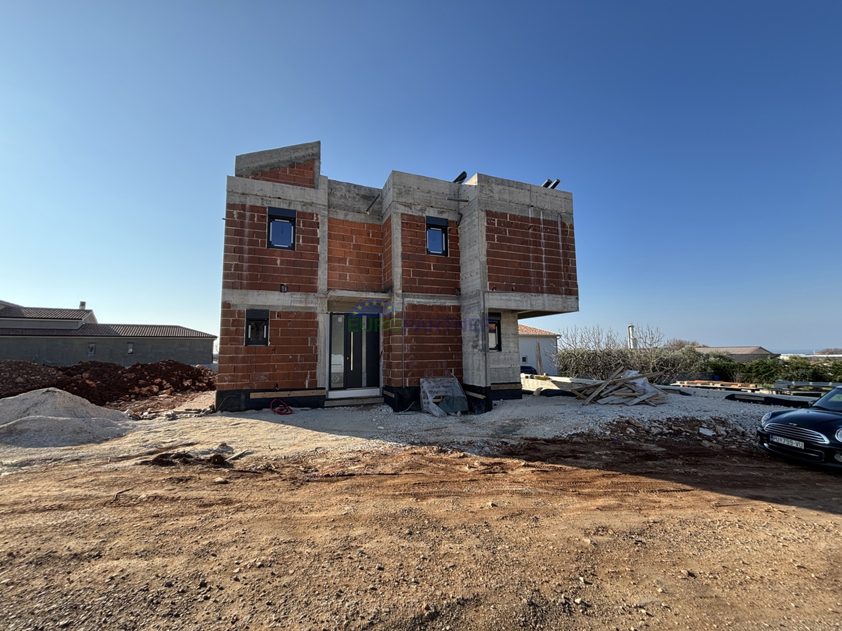 Istria, near Poreč, beautiful modern house with a sea view.