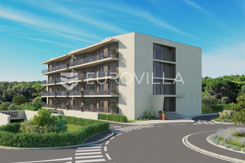 Istra, Poreč - jednosoban stan na 3.katu moderne novogradnje NKP 55m2