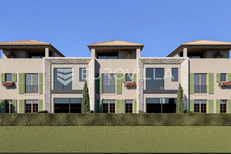 Poreč, surroundings, NEW CONSTRUCTION, modern terraced house NKP 83,45 M2