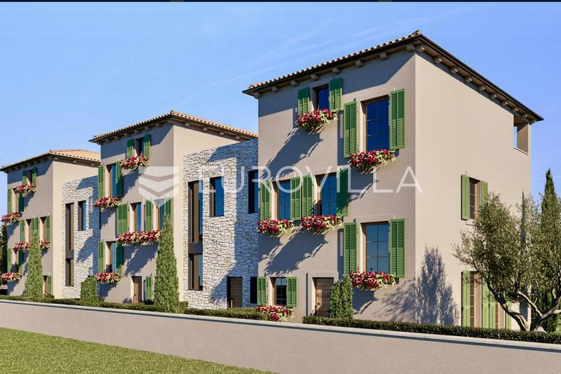 Poreč, surroundings, NEW CONSTRUCTION, rustic terraced house NKP 155.87 M2