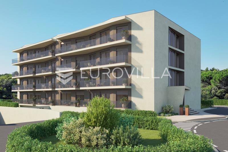 Istra, Poreč - jednosoban stan na 1.katu moderne novogradnje NKP 58m2