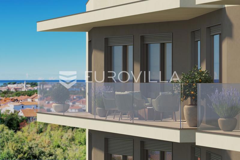 Istra, Poreč - jednosoban stan u prizemlju moderne novogradnje NKP 56m2