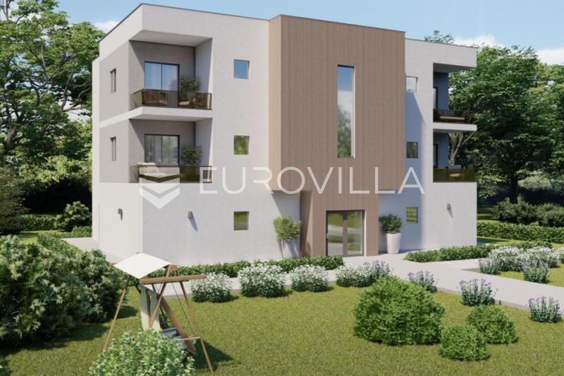 Istria, Poreč - two-room apartment NKP 76.50 m2 on the 1st floor of a modern new building