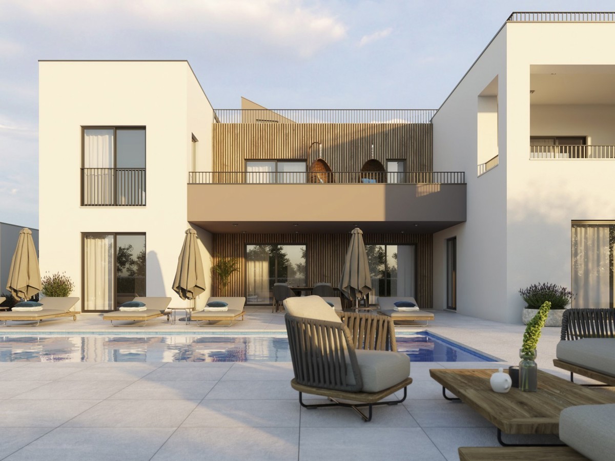 Luxusvilla Poreč Istrien- mit Pool, garage und Dachterrasse