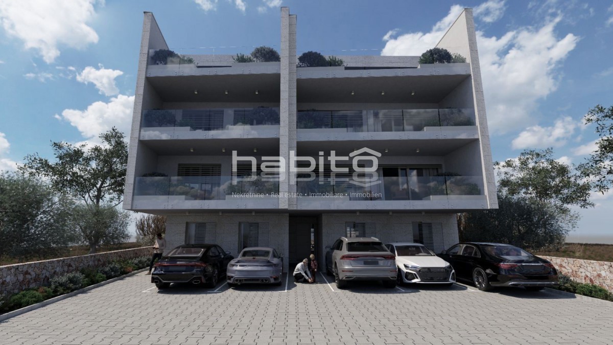 Poreč area, Tar - FOR SALE Luxury apartment on the 2nd and 3rd floor, SEA VIEW