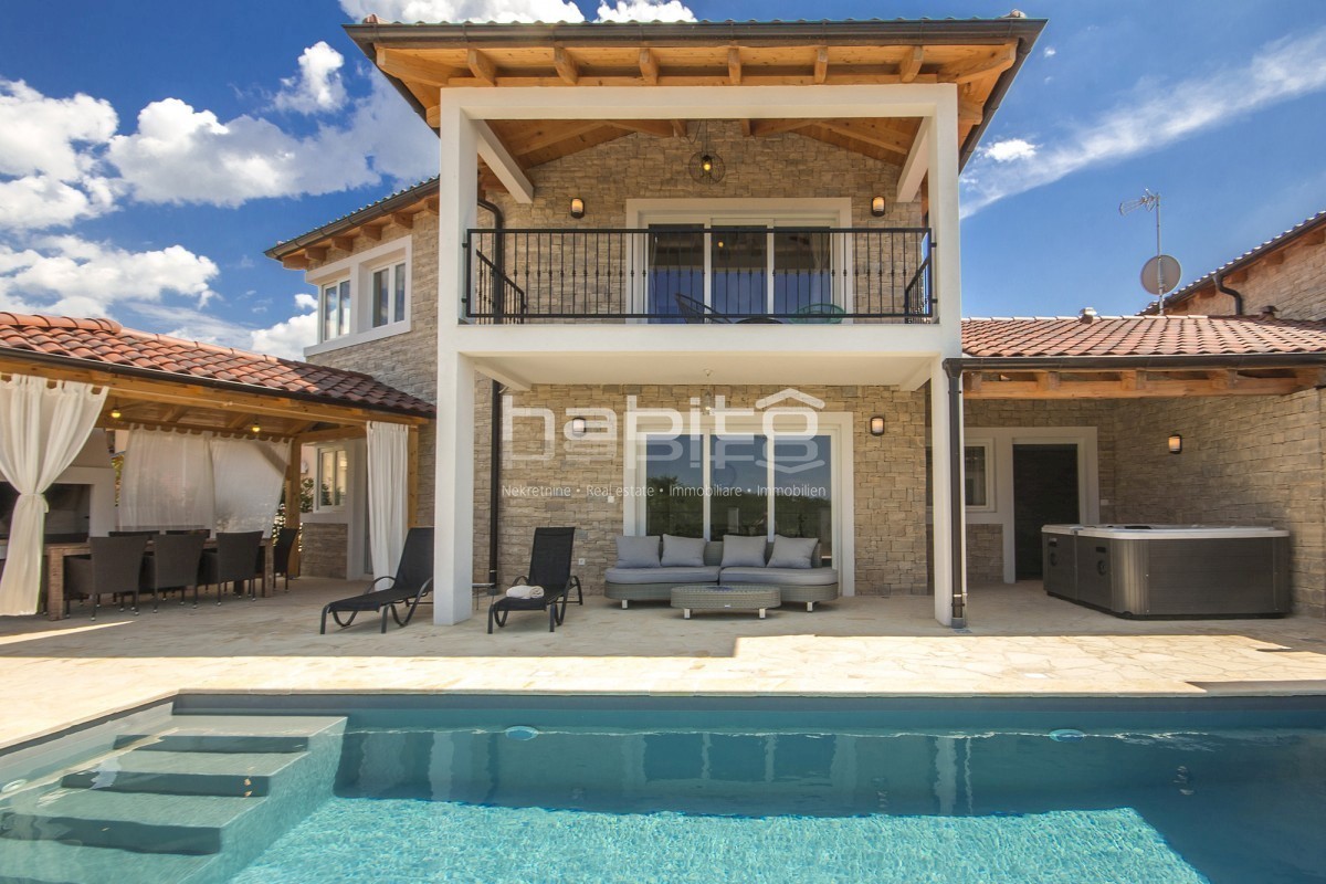 Poreč 5 km - Čudovita sredozemska vila s pogledom na morje